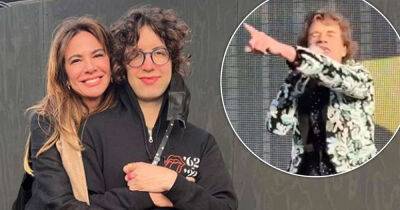 Mick Jagger's ex Luciana and son Lucas attend Rolling Stones concert - www.msn.com - Portugal - county Lucas - county Hyde