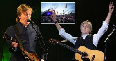 Sir Paul McCartney halts Glastonbury performance over concern for audience member - www.msn.com