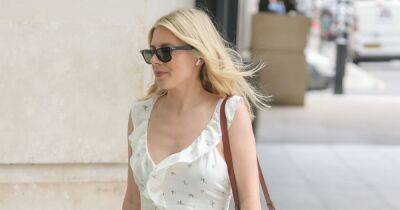 Pregnant Mollie King flaunts blossoming baby bump in chic floral dress - www.ok.co.uk