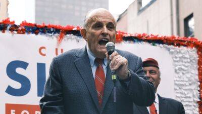 Rudy Giuliani Struck While Campaigning for Son, Who Blames ‘Left Wing for Encouraging Violence’ - thewrap.com - New York - New York
