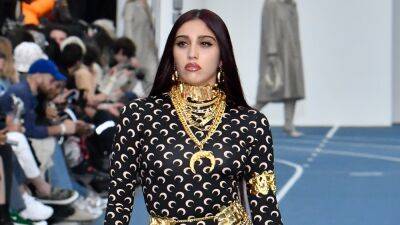 Madonna's Daughter Is Her Brunette Twin on the Runway at Paris Fashion Week - www.glamour.com