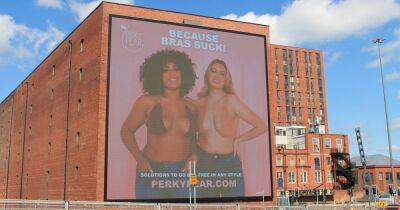 Huge 'busty billboard' with reality TV star appears on side of Salford tower block - www.manchestereveningnews.co.uk - Indiana - Charlotte