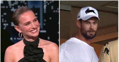 Natalie Portman says Chris Hemsworth has to hide from other parents when picking his kids up from school - www.msn.com - Australia - New York - India - Russia - Jamaica