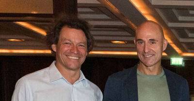 Dominic West and Mark Strong happy at The Josephine Hart Poetry Hour - www.msn.com
