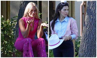 Barbie: First look at America Ferrera on set with Margot Robbie and Ryan Gosling - us.hola.com - Los Angeles