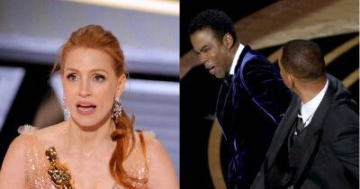 Jessica Chastain said she had to find ‘calmness’ when accepting Oscar after Will Smith slap - www.msn.com - Los Angeles - USA