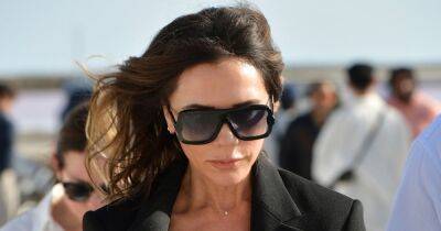 Victoria Beckham endures blustering winds as she attends French fashion preview - www.ok.co.uk - France