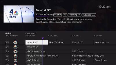 Roku Channel Teams With NBCUniversal to Bring Local News to Streaming Viewers - thewrap.com - New York - Los Angeles - USA - Chicago - Florida - county Dallas - state Connecticut - Columbia - Philadelphia - county Worth - city Fort Worth - Hartford