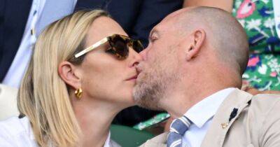 Zara and Mike Tindall pack on PDA as they kiss during loved-up Wimbledon day out - www.ok.co.uk