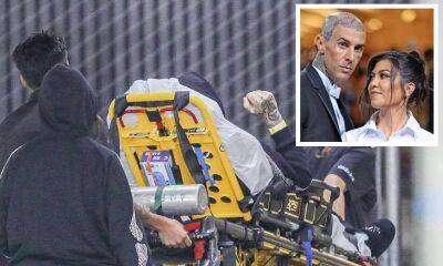 Travis Barker hospitalized after tweeting ‘God save me,’ Kourtney Kardashian by his side - us.hola.com - Los Angeles - California - Alabama