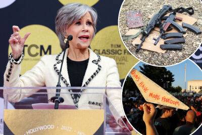 Jane Fonda suggests we ‘redefine vaginas as AK47s’ - nypost.com - USA - Texas - New York - county Buffalo - county Uvalde