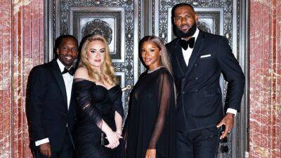 Adele and Rich Paul Have Date Night With LeBron James and Wife Savannah at Kevin Love's Wedding: PICS - www.etonline.com