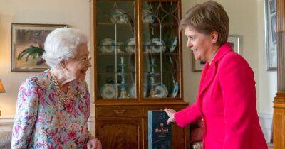 Nicola Sturgeon gifts Queen Elizabeth a bottle of whisky during their meeting in Edinburgh - www.dailyrecord.co.uk - Scotland - county Prince Edward - Beyond
