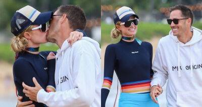 Paris Hilton & Husband Carter Reum Share Sweet Kiss on Vacation in Maui - www.justjared.com - Paris - Hawaii - county Maui - county Carter