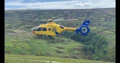 Casualty airlifted to hospital after 'serious collision' which closed Snake Pass for hours - www.manchestereveningnews.co.uk - Manchester