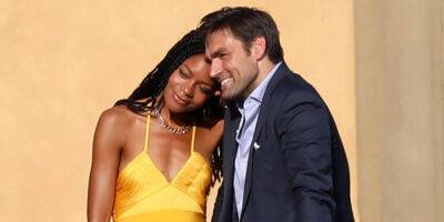 Naomie Harris Goes Sightseeing With Davor Tomic After Attending His Sister's Wedding in Italy - www.justjared.com - London - Italy - county Harris - county Florence