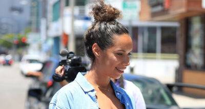 Leona Lewis Wears Baby Bump-Hugging Bodysuit for Doctor's Appointment - www.justjared.com