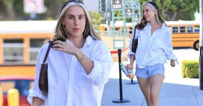 Scout Willis shows off her lithe legs in denim hot pants - www.msn.com - Los Angeles