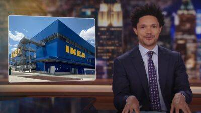 Trevor Noah Jokes Sweden Should Use ‘IKEA Superpowers’ in Ukraine: ‘Distract the Troops With Meatballs’ (Video) - thewrap.com - Sweden - Ukraine - Russia - Finland