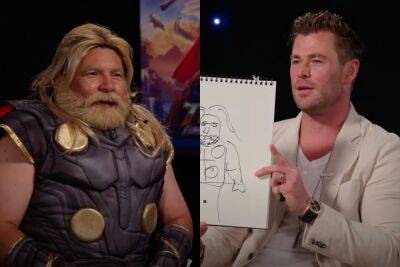 ‘Thor: Love And Thunder’ Cast Plays ‘Spin The Hammer’ And Drinks Tequila Shots With Guillermo - etcanada.com