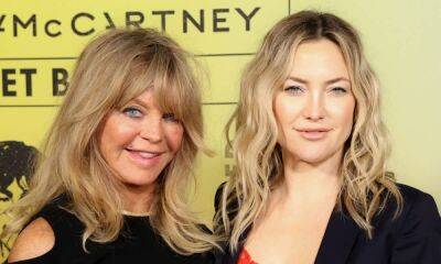 Goldie Hawn engages in shenanigans with daughter Kate Hudson - watch - hellomagazine.com