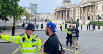Suspicious package found at Trafalgar Square hours before Platinum Jubilee party at Buckingham Palace - www.ok.co.uk - London