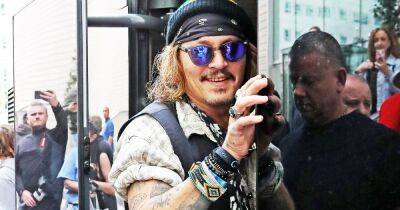 Johnny Depp greeted by fans in Manchester ahead of O2 Apollo gig - www.manchestereveningnews.co.uk - Britain - USA - Manchester - city Newcastle - Washington - county Heard