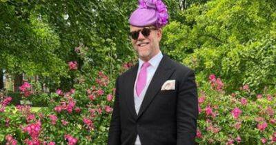 Mike Tindall playfully wears wife Zara Tindall's hat at Epsom Derby - www.ok.co.uk