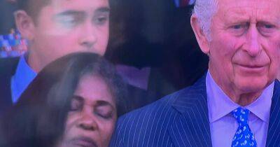 Royal fans in hysterics as they spot woman asleep behind Prince Charles at pageant - www.ok.co.uk - county Charles
