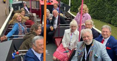 'It's all a bit surreal': Hugs, air kisses and selfies on board jubilee celebrity bus - www.msn.com - Britain