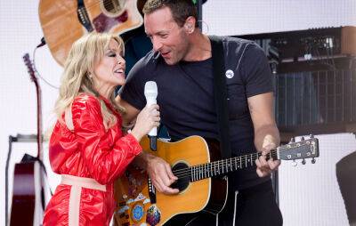 Kylie Minogue joins Coldplay for ‘Can’t Get You Out Of My Head’ at New Jersey show - www.nme.com - New Jersey - county Rutherford