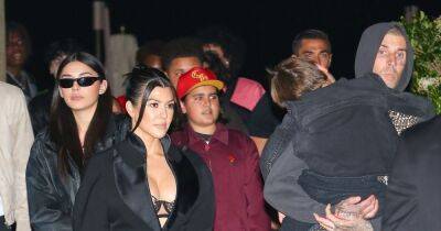 Kourtney Kardashian's husband Travis Barker carries sleeping stepson Reign in sweet moment - www.ok.co.uk - Italy - Malibu