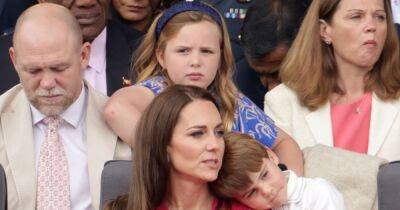 Kate Middleton spotted comforting Mia Tindall in sweet moment at Jubilee Pageant - www.ok.co.uk
