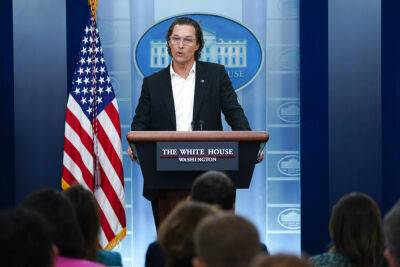 Uvalde Native Matthew McConaughey Appears At White House Briefing To Urge Gun Reform Action – Watch The Video - deadline.com - Texas - county Uvalde
