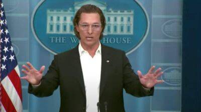 Matthew McConaughey Delivers Impassioned Speech at White House Press Briefing: ‘People Are Hurting’ (Video) - thewrap.com - Texas - Beyond