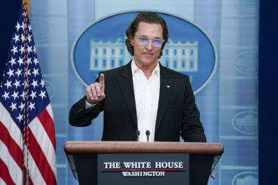 Matthew McConaughey Calls For Stricter Gun Control During White House Press Briefing - etcanada.com - Texas - county Uvalde - Beyond