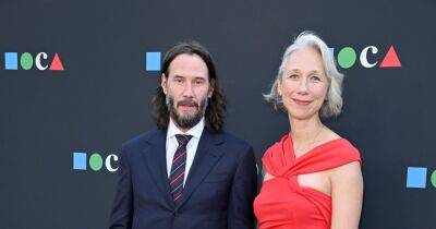 Keanu Reeves looks super loved-up with girlfriend during rare red carpet appearance - www.ok.co.uk - Los Angeles - Hollywood - county Bullock