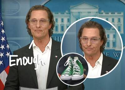 'Fed Up' Matthew McConaughey Chokes Back Tears In Impassioned Speech About Gun Violence At White House - perezhilton.com - USA - Texas - county Uvalde