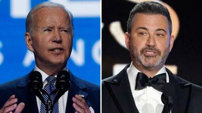 Joe Biden Trashes Trump, Worries About American Democracy, Talks Gun Violence Response During ‘Jimmy Kimmel Live!’ Visit - deadline.com - USA - Hollywood - Texas - county Buffalo - county Highland - county Uvalde