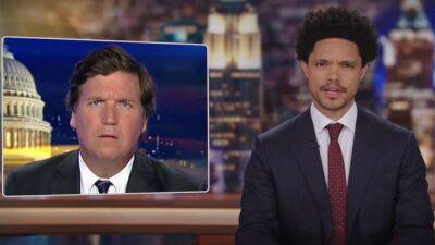 Trevor Noah Jokes Tucker Carlson Probably Thinks the Jan. 6 Riots Could Have Been Avoided If the Capitol Had Only One Door (Video) - thewrap.com - USA