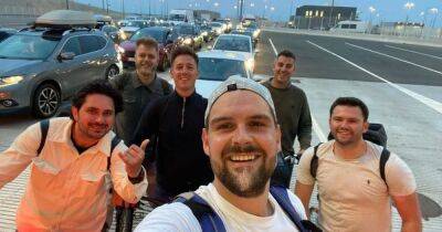 Brit stag-do stranded abroad purchase bikes to complete epic 230-mile trip home - www.dailyrecord.co.uk - Britain - Netherlands - city Brussels - city Amsterdam - city Dover