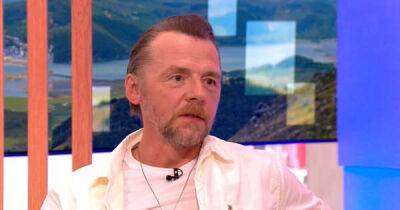 BBC The One Show viewers distracted by Simon Pegg's tattoos - www.msn.com