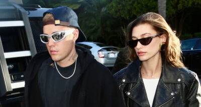 Justin & Hailey Bieber Hold Hands While Stepping Out for Evening Church Service - www.justjared.com - Beverly Hills