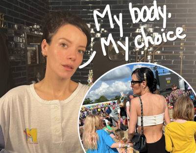 Lily Allen Had An Abortion Because She 'Just Didn't Want To Have A F**king Baby!' Normalize It! - perezhilton.com