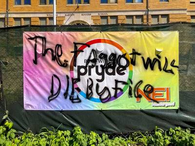 Boston LGBTQ Construction Site Vandalized with Anti-Gay Graffiti - www.metroweekly.com - Boston - county Hyde