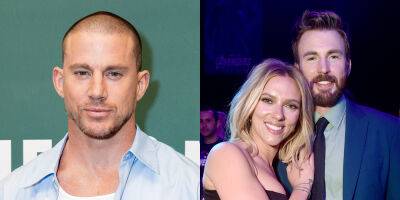 Channing Tatum Replaces Chris Evans in Upcoming Space Movie with Scarlett Johansson! - www.justjared.com - county Evans