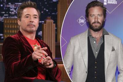 Robert Downey Jr. helped pay for Armie Hammer’s rehab: report - nypost.com - Los Angeles - Florida - Cayman Islands