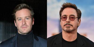 Armie Hammer Has Been Getting Financial Assistance from Robert Downey Jr., According to New Report - www.justjared.com - Hollywood