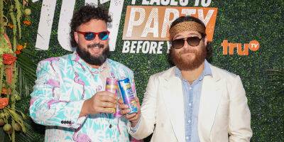 Adam Pally & Jon Gabrus Host Poolside Premiere Party For '101 Places To Party Before You Die' - www.justjared.com