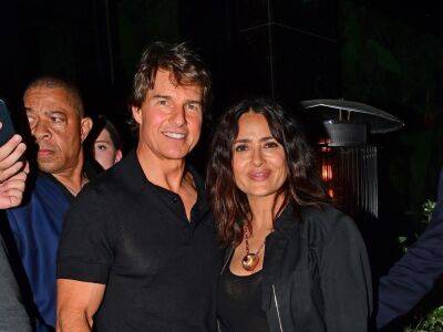 Tom Cruise And Salma Hayek Get Swarmed By Fans While Dining Out In London - etcanada.com - London